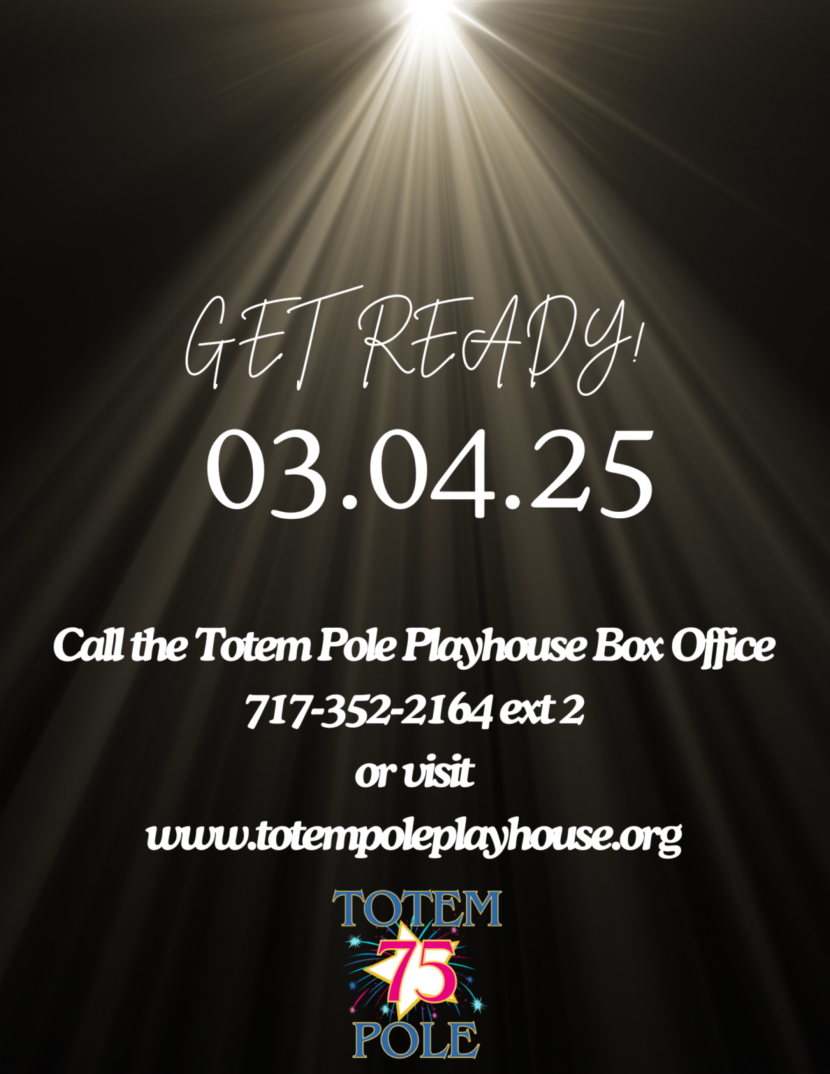 SINGLE TICKETS ON SALE MARCH 4! | Totem Pole Playhouse